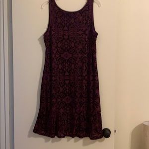 Eggplant/burgundy cocktail dress